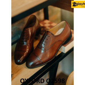 Giày tây Oxford nam đẹp đơn giản cơ bản O2598 002