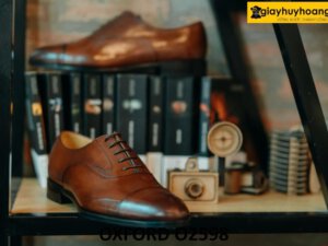 Giày tây Oxford nam đẹp đơn giản cơ bản O2598 001
