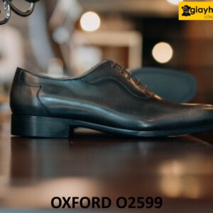 Giày Oxford nam thủ công màu xám tuyệt đẹp O2599 004