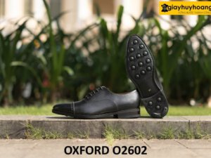 Giày da oxford nam màu đen công sở đẹp O2602 004