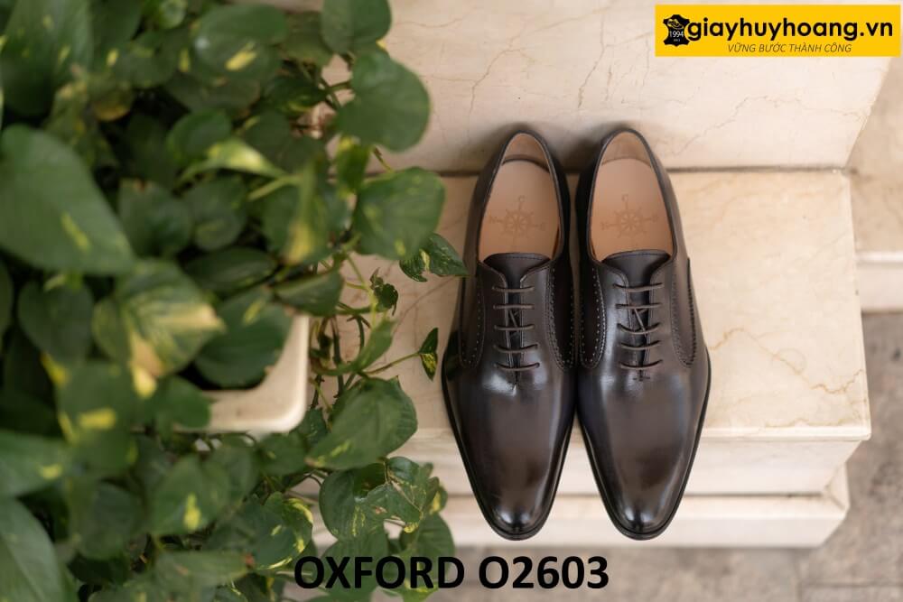 dat-dong-giay-da-nam-thu-cong-oxford-o2603-001 Giày tây oxford nam mũi trơn cao cấp chính hãng O2603 004