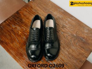Giày oxford nam mũi tròn phối quần jeans cao cấp O2609 005