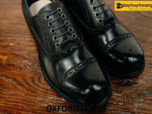 Giày oxford nam mũi tròn phối quần jeans cao cấp O2609 004