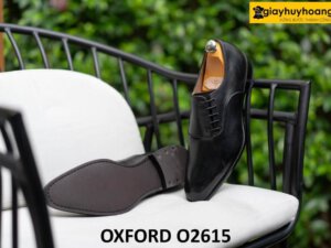 Giày tây oxford nam buộc dây lệch phá cách O2615 003