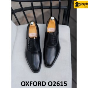 Giày tây oxford nam buộc dây lệch phá cách O2615 001