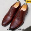 Giày công sở oxford nam đỏ đô mạnh mẽ O2616 001