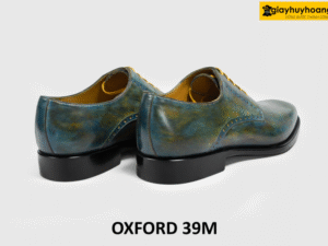 Giày tây nam oxford cao cấp nhuộm patina 39M 005