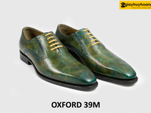 Giày tây nam oxford cao cấp nhuộm patina 39M 003