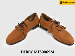 Giày da lộn nam trẻ trung phong cách Derby 0069M 004
