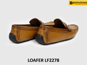 Giày lười lái xe đế thấp mũi vuông cao cấp LF2278 004