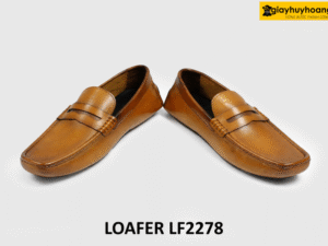 Giày lười lái xe đế thấp mũi vuông cao cấp LF2278 003