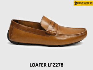 Giày lười lái xe đế thấp mũi vuông cao cấp LF2278 001