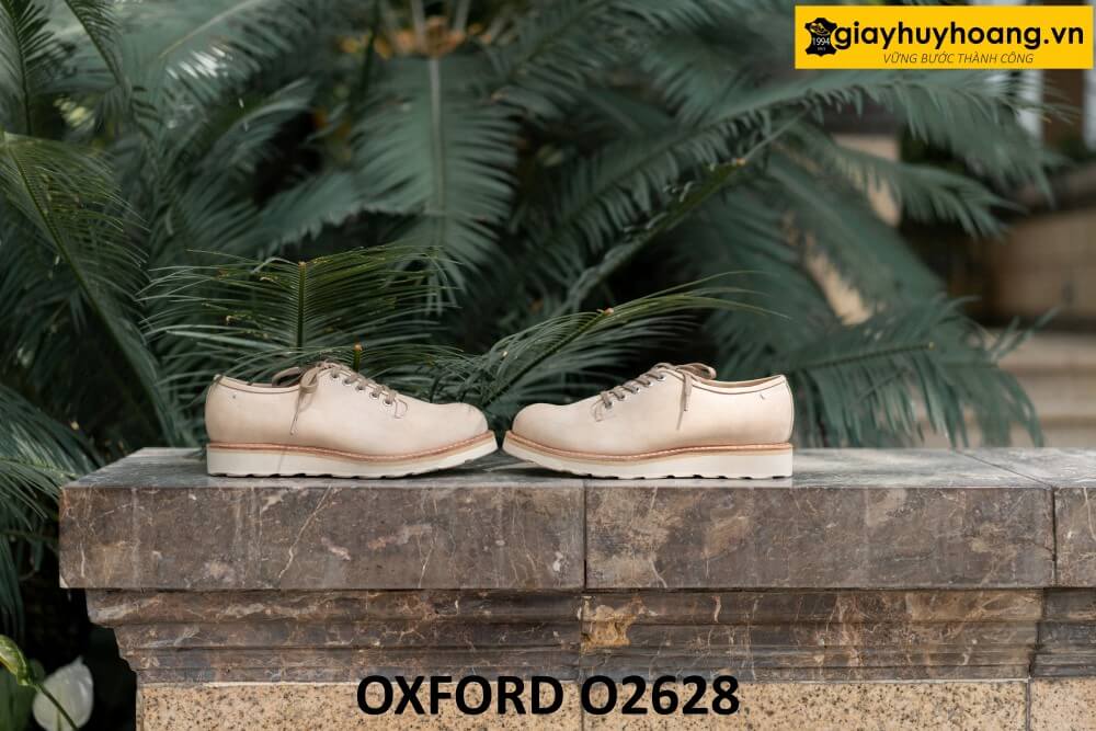 dat-dong-giay-da-nam-thu-cong-oxford-o2628-001 Giày oxford nam da lộn mũi tròn đế bằng O2628 004