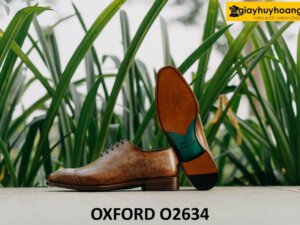 Giày nam công sở oxford đóng thủ công O2634 004