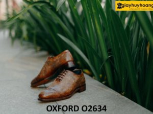 Giày nam công sở oxford đóng thủ công O2634 003