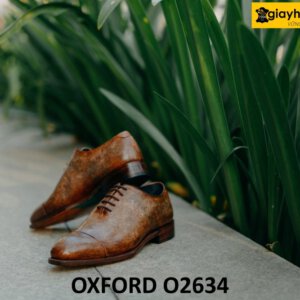 Giày nam công sở oxford đóng thủ công O2634 003