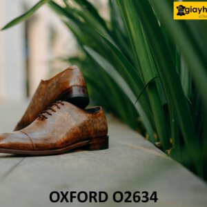 Giày nam công sở oxford đóng thủ công O2634 002