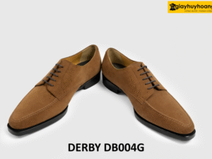[Size 41] Giày Derby nam da lộn thời trang cao cấp DB004G 003