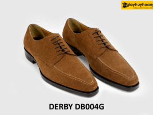 [Size 41] Giày Derby nam da lộn thời trang cao cấp DB004G 002