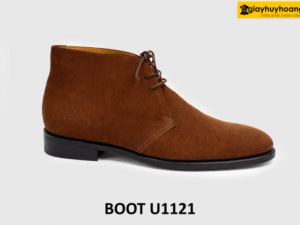 Giày boot nam cổ lửng da lộn thời trang U1121 001