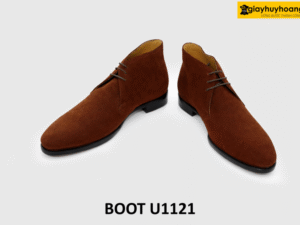 Giày boot nam cổ lửng da lộn thời trang U1121 003