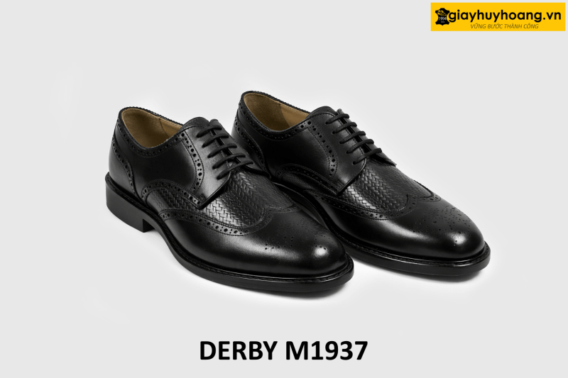 ban-giay-da-nam-cong-so-derby-m1937-001 Giày da derby nam buộc dây phong cách cánh chim M1937 005