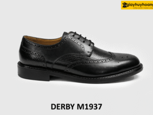 Giày da derby nam buộc dây phong cách cánh chim M1937 001