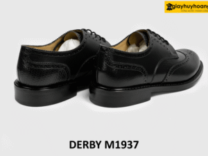 Giày da derby nam buộc dây phong cách cánh chim M1937 003