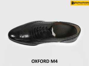 Giày da oxford nam đế khâu chỉ bền bỉ màu đen M4 003