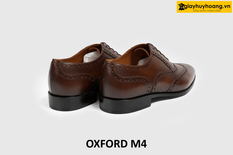 ban-giay-da-nam-cong-so-oxford-m4-005 Giày tây oxford nam đục lỗ wingtips cánh chim M4 005