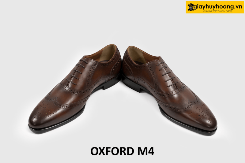 ban-giay-da-nam-cong-so-oxford-m4-006 Giày tây oxford nam đục lỗ wingtips cánh chim M4 004