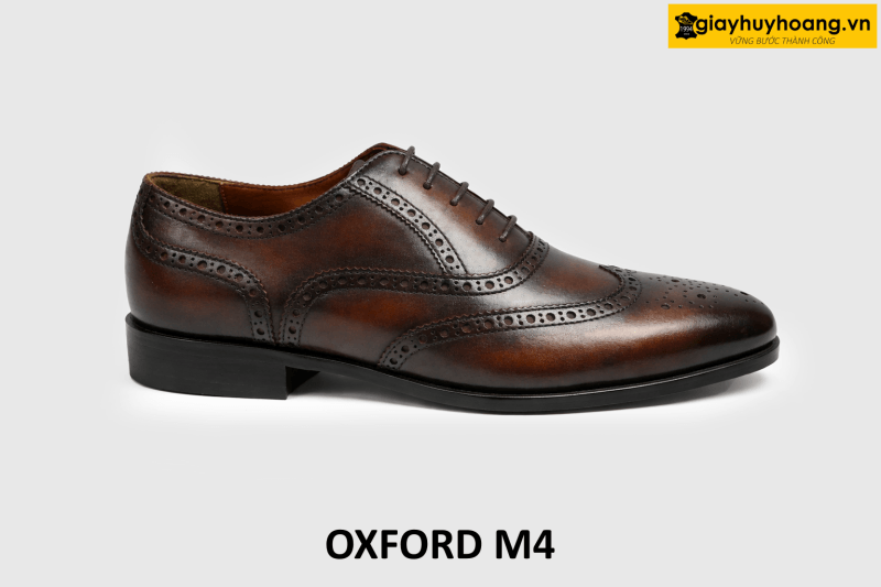 ban-giay-da-nam-cong-so-oxford-m4-009 Giày tây oxford nam đục lỗ wingtips cánh chim M4 001