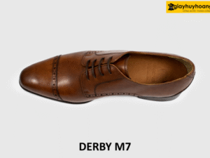 Giày da derby nam công sở đẹp phong cách màu bò M7 004