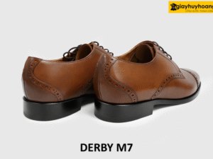 Giày da derby nam công sở đẹp phong cách màu bò M7 003