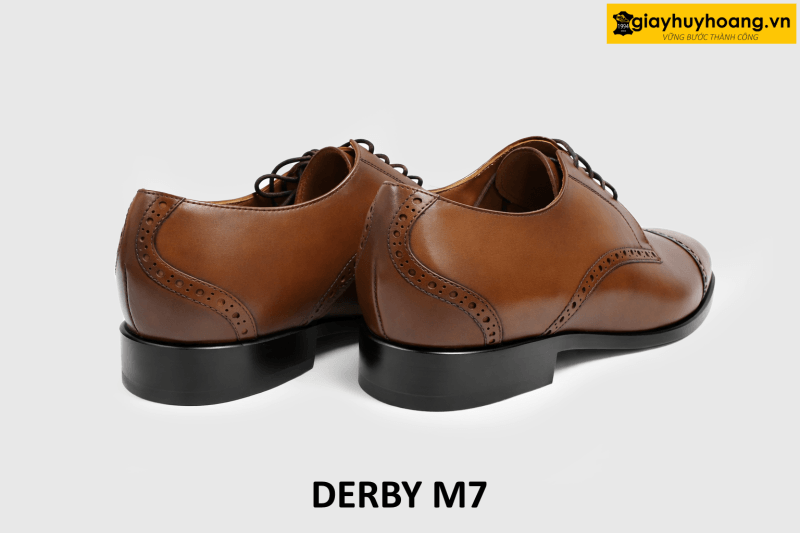 ban-giay-da-nam-derby-m7-bo-005 Giày da derby nam công sở đẹp phong cách màu bò M7 003