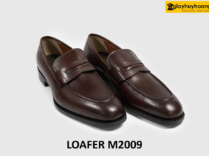 Giày lười nam da bê cao cấp đế goodyear Loafer M2009 003