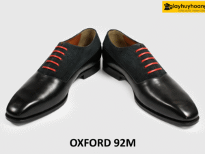 [Size 45] Giày oxford nam size chân to màu đen 92M 04