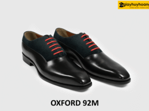 [Size 45] Giày oxford nam size chân to màu đen 92M 03