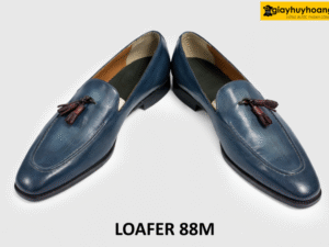 Giày lười loafer nam size chân to 47 xanh dương 88M 004