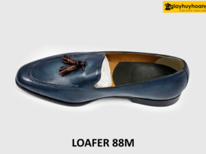 Giày lười loafer nam size chân to 47 xanh dương 88M 002