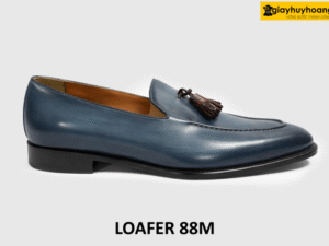Giày lười loafer nam size chân to 47 xanh dương 88M 001