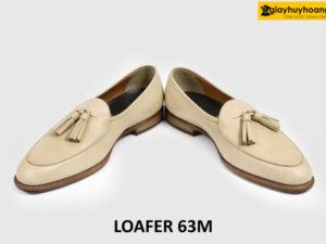 Giày lười loafer nam có chuông da mộc 63M 004
