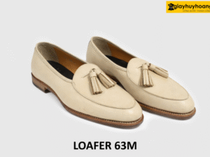 Giày lười loafer nam có chuông da mộc 63M 003