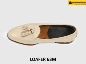 Giày lười loafer nam có chuông da mộc 63M 002