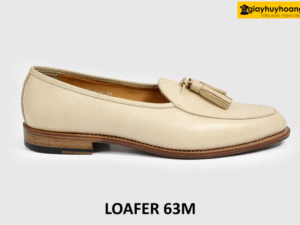 Giày lười loafer nam có chuông da mộc 63M 001