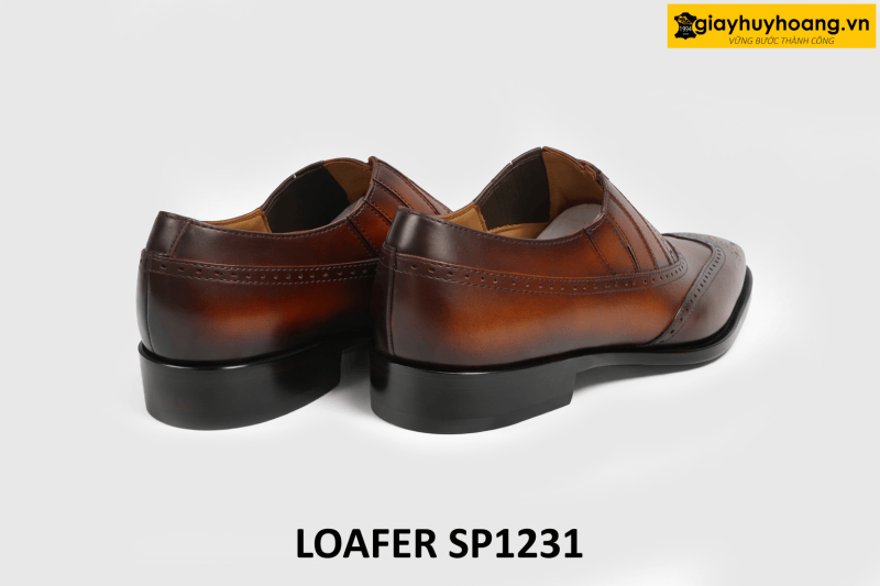 ban-giay-luoi-nam-cao-cap-loafer-sp1231-001 Giày lười loafer nam dạng buộc dây giả oxford SP1231 005