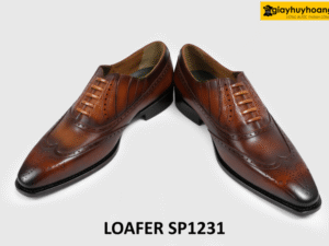Giày lười loafer nam dạng buộc dây giả oxford SP1231 004