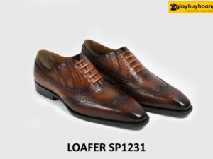 Giày lười loafer nam dạng buộc dây giả oxford SP1231 003