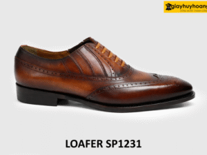 Giày lười loafer nam dạng buộc dây giả oxford SP1231 001