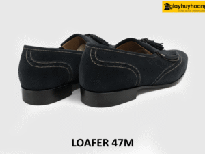 [Size 42] Giày lười da lộn loafer nam xanh navy 47M 005